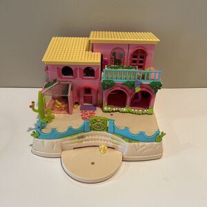 2000 Mattel Polly Pocket Pet Land Hacienda Ranch House Vintage Mattel No Figures